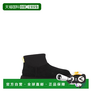 UGG 女士高跟鞋 1168170BLK AW2024 黑色 厚底靴短筒雪地靴女靴