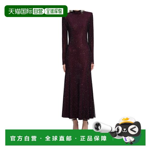 1h可退 SELF-PORTRAIT 女士连衣裙 SC25031MBU AW2025 深棕色