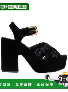 1h可退 ETRO 女士高跟鞋 WS4F0006AT266N0000 AW2025 黑色凉鞋