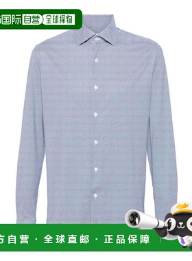 XACUS 男士衬衫 ACT531ML71608002 AW2024 黑色 `Active` Shirt