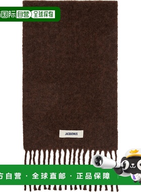 1h可退 潮奢 Jacquemus 男士 棕色 La Casa 系列 The Carro 围巾