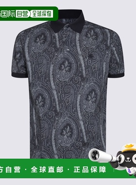 ETRO 男士T恤 MRMD0004AK472X0883 AW2025 灰色 Polo Rome