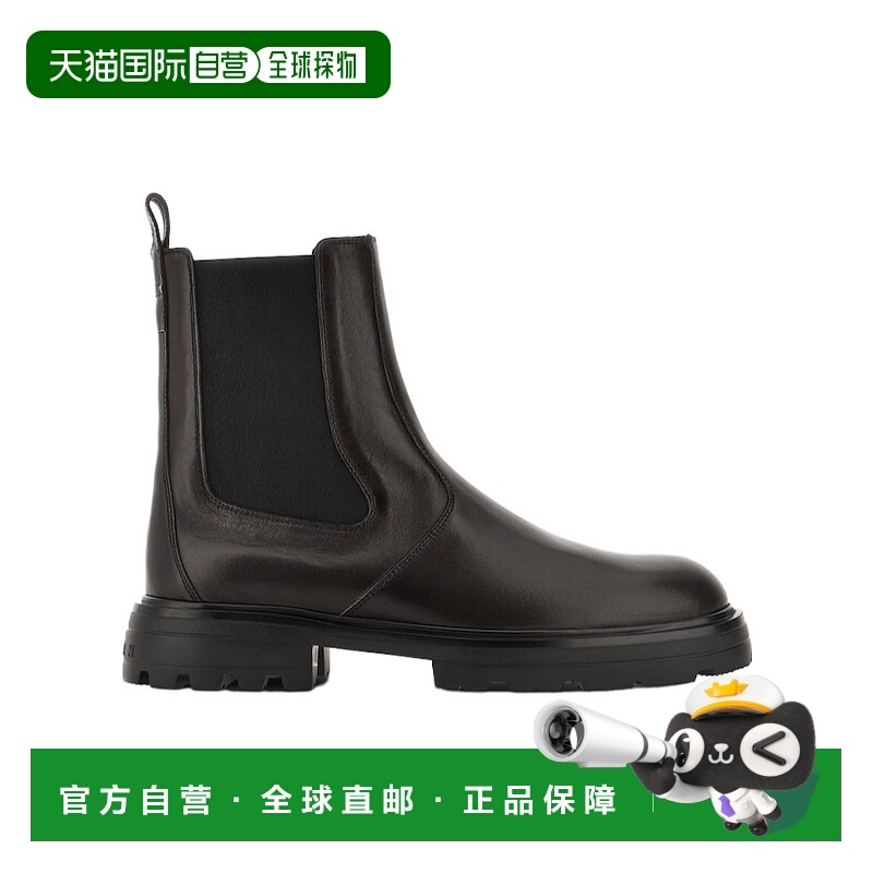 1h可退 HOGAN 男士靴子 HXM6730FM60KXTS800 AW2025 深棕色