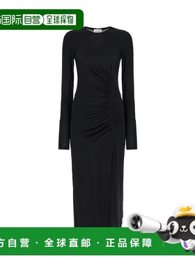 1h可退 潮奢 ISABEL MARANT 女士 黑色弹力莫代尔连衣裙 25ARO034