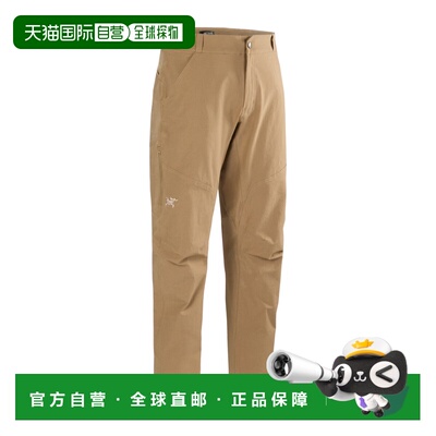 Arc'teryx 男士休闲裤 X000009316CANVAS CO 棕色 Cronin 长裤
