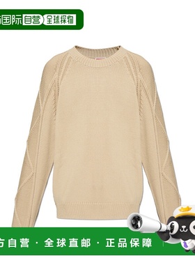 KENZO 男士针织衫 FE65PU4813CF11 AW2025 浅棕色 Boke Flower Ap