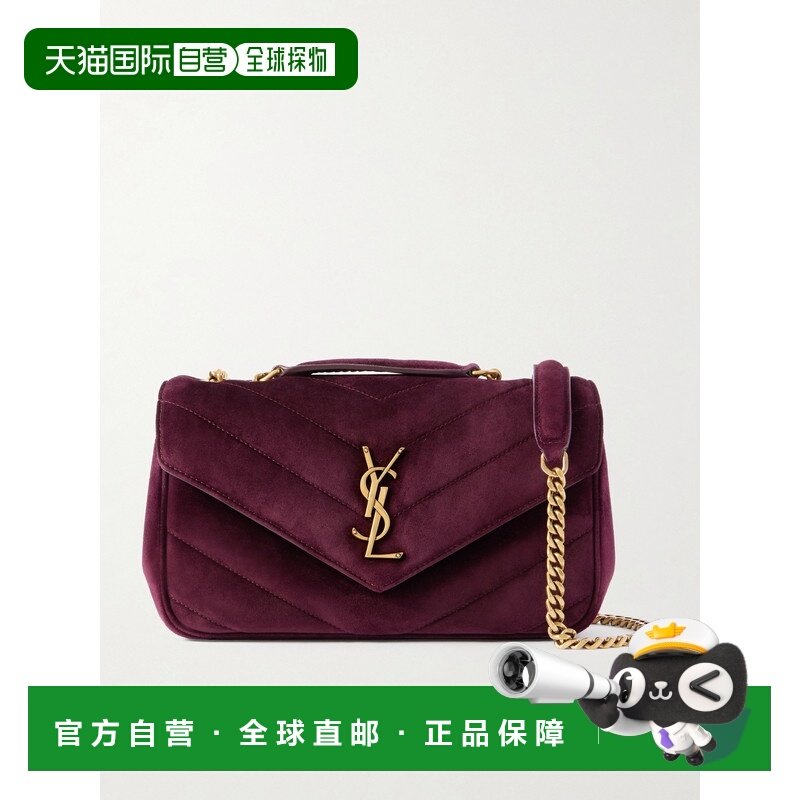 1h可退 潮奢 Saint Laurent 圣罗兰 女士 Loulou 绗缝绒面革肩包,箱包皮具/热销女包/男包,通用款女包,淘宝优惠券,粉丝福利购,淘宝优惠卷