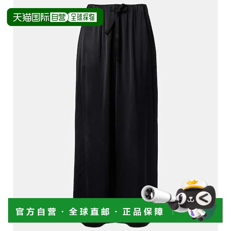1h可退 潮奢 toteme 女士 缎面阔腿裤 black黑色 舒适时尚