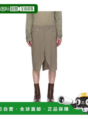 RICK OWENS 男士短裤 RU01E5345WLP34 SS2025 灰色