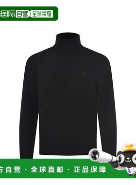 DSQUARED2 女士针织毛衣 S75HA1266S18310900 高领长袖 毛衣黑色