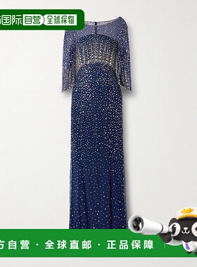 1h可退 潮奢 Jenny Packham 女士 Kiya 精饰薄纱礼服 ZBD141Lsead