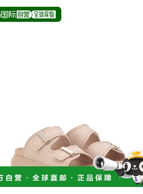 1h可退 潮奢 mcqueen 亚历山大 麦昆 女士 圆头凉拖 658063W4Z51