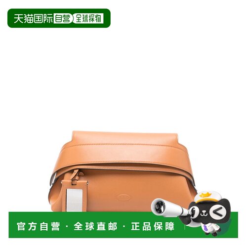TOD'S 托德斯 女士 CHIARO 迷你棕色小牛皮皮革手包 XBWWAVP0100W