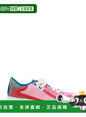 LANVIN 男士运动鞋 SKAK01SUSH0130 SS2024 白色 Suede and nylon