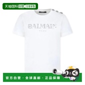 男童T恤 BV8Q21Z0116102AG BALMAIN AW2024 白色 SHIRT TOP