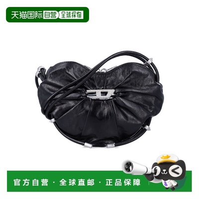 1h可退 潮奢 Diesel 迪赛 女士 Scrunch-D 心型單肩包 X10465P100