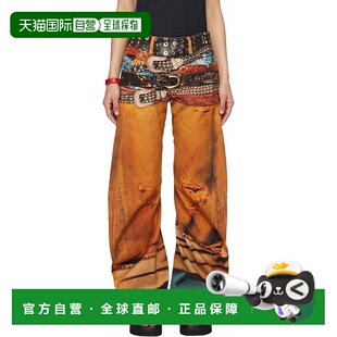 Studios 艾克妮 Belts 潮奢 牛仔 Stacked Acne 橙色 1h可退 女士