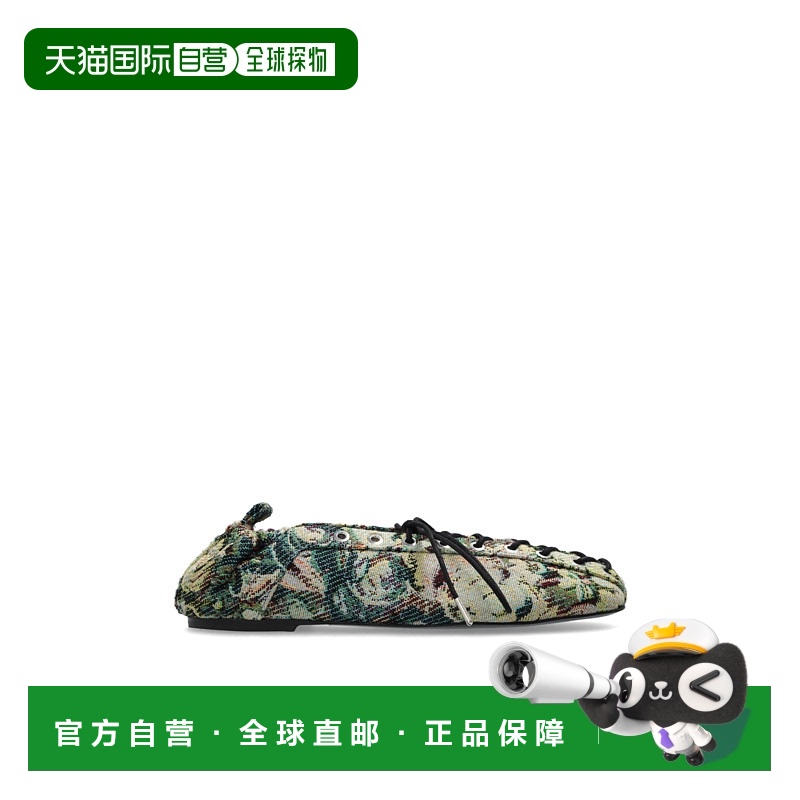 1h可退 GANNI 女士芭蕾乐福鞋 S3157492921K AW2025 花色