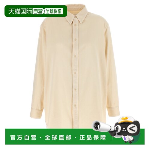 LEMAIRE 女士衬衫 SH1160LD1035WH004 SS2025 米白色