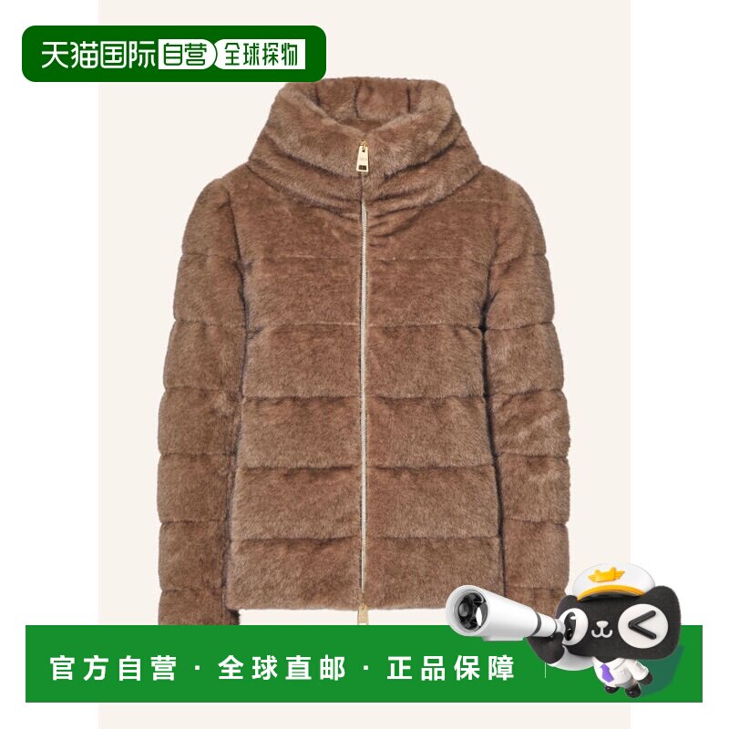 HERNO 女士夹克 100319928915000 CO 棕色 Down jacket with faux图片