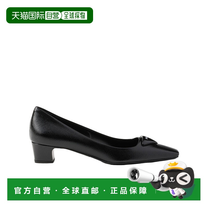 1h可退 PRADA 女士高跟鞋 1I628N3A9SF035F0002 SS2025 黑色单鞋