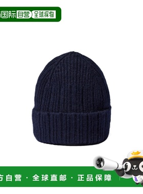 DRAKE'S 男士帽子 DR1AG12268601250 AW2024 黑色 针织帽子