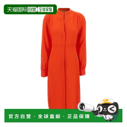 BOSS HUGO BOSS 女士连衣裙 50496388821 AW2023 红色