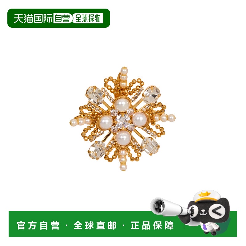 1h可退 BALMAIN 女士饰品 FN1XM539MPYBXC9 AW2025 金色 Brandebo