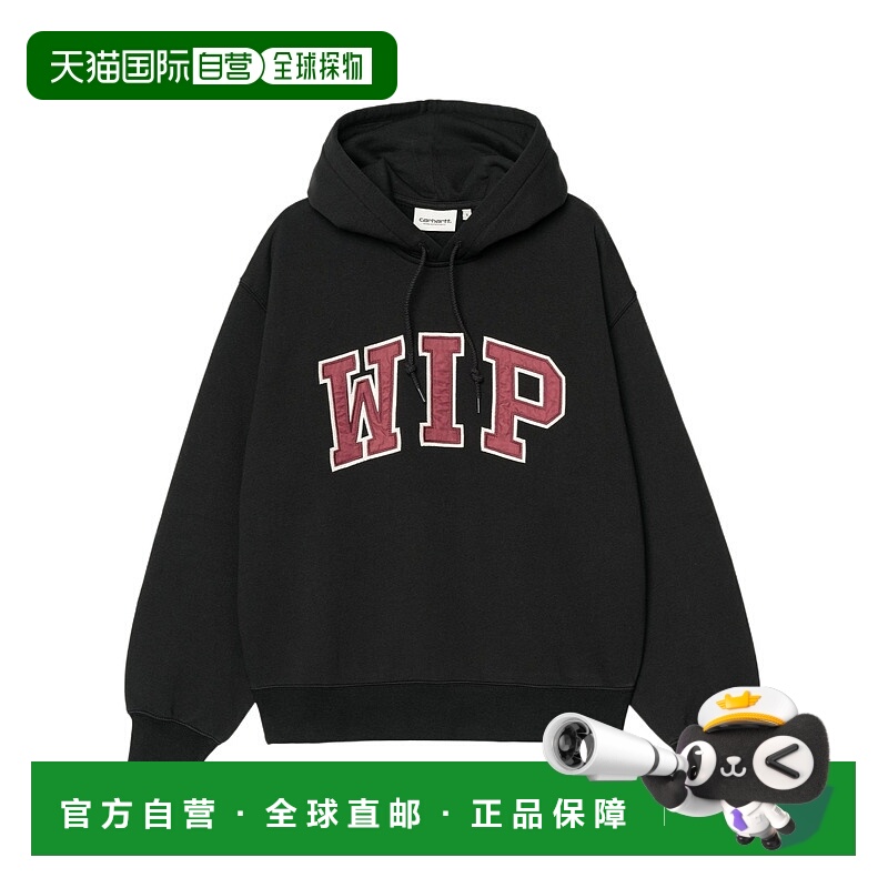 1h可退 CARHARTT WIP 女士卫衣 I03471989XX SS2025 黑色 连帽 WI