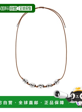 FENDI 男士项链 7AJ965AMTZF1SCS CO 棕色 贝壳 FF 项链