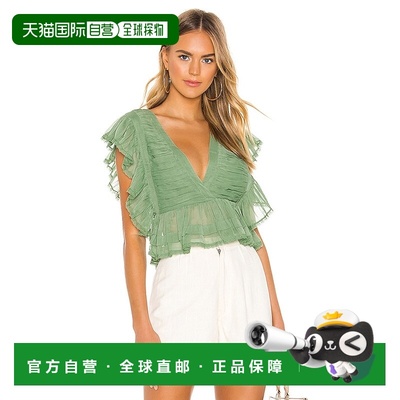 潮奢 Tularosa 女士 Kaia 上衣 TRS258U19蕾丝高档舒适