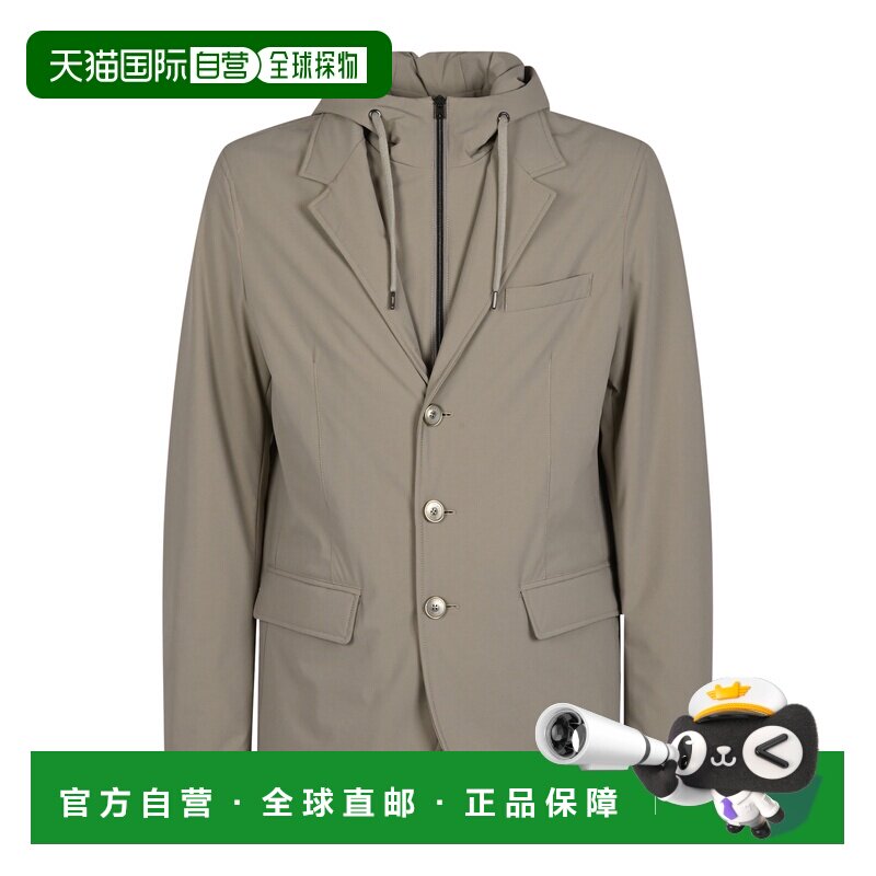 HERNO 男士夹克 GA00018UR12742S1985 AW2026 浅棕色图片