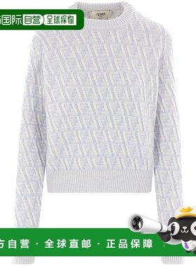FENDI 女士针织毛衣 FZXC83ATPLF1R0P SS2025 白色羊绒