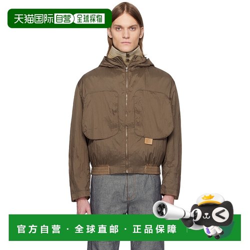 1h可退 潮奢 RANRA 男士 棕色 Purs Light Nylon 夹克 AMSS25OW01