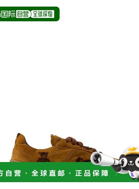 1h可退 潮奢 Acne Studios 艾克妮 女士 棕色系带运动鞋 AD0887