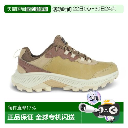 Merrell 女款 Speed Strike 2 皮革拿铁色徒步鞋 J038952
