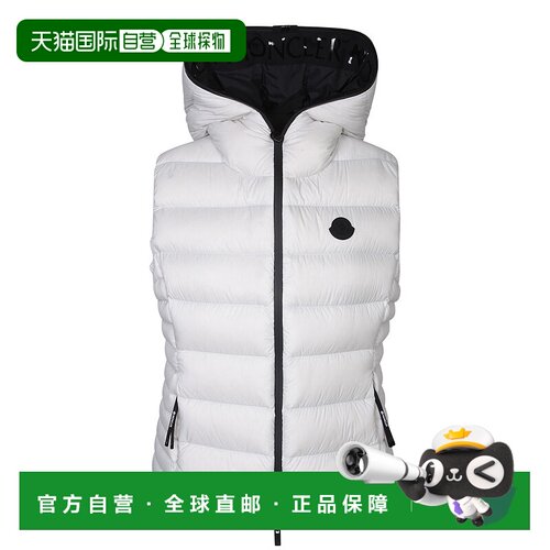 MONCLER 女士马甲 1A00033596K790D AW2024 白色 Padded vest wit