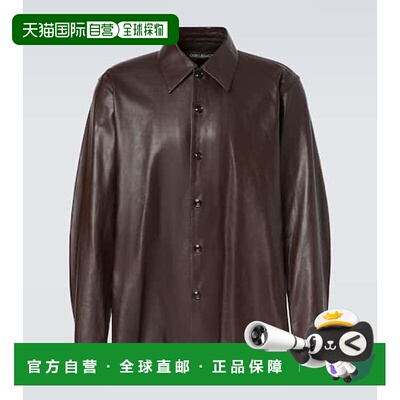 1h可退 潮奢 Our Legacy 男士 Welding 皮革衬衫式衬衫