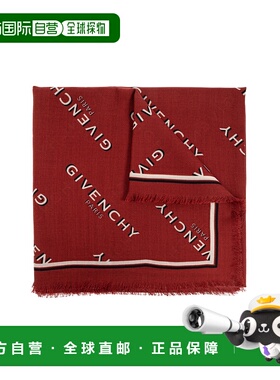 GIVENCHY 女士围巾 7100094970001 AW2025 红色 Scarf with monog