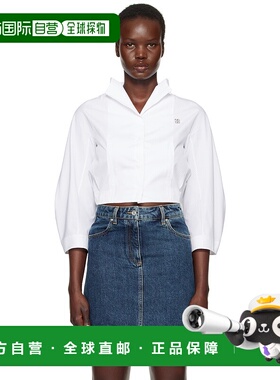 1h可退 潮奢 Givenchy 纪梵希 女士 白色 Puff 衬衫 BW61CK15JT