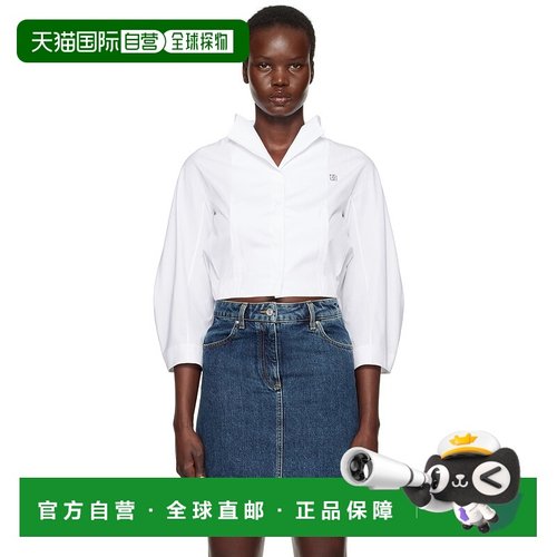 1h可退 潮奢 Givenchy 纪梵希 女士 白色 Puff 衬衫 BW61CK15JT