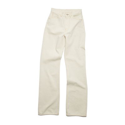 ACNE STUDIOS 女士牛仔裤 A00360100 AW2022 白色 腰带环牛仔裤