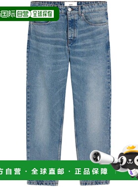 Ami Paris 男士牛仔裤 HTR103DE0046480 SS2025 蓝色