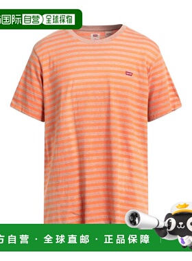 1h可退 潮奢 Levi'S 李维斯 男士 T恤 orange橙色 舒适时尚