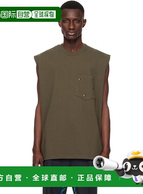 1h可退 潮奢 Song For The Mute 男士 卡其色 Arabesque 背心 251