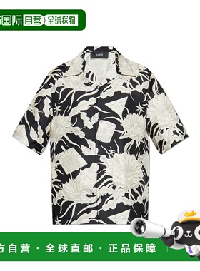 1h可退 AMIRI 男士衬衫 AMSTCA12080001 AW2025 乳白色 Silk shir