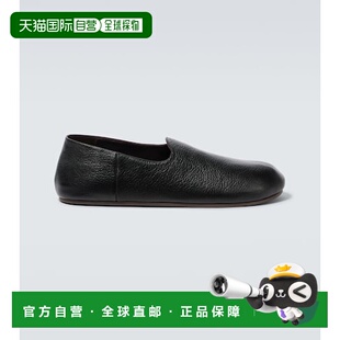 1h可退 潮奢 The Row 男士 Hugh 皮质便鞋 black黑色 舒适时尚