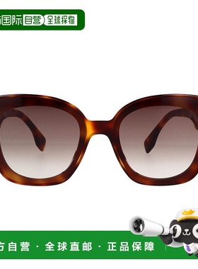 FENDI 女士眼镜 FE40098I53B SS2024 花色 徽标太阳镜