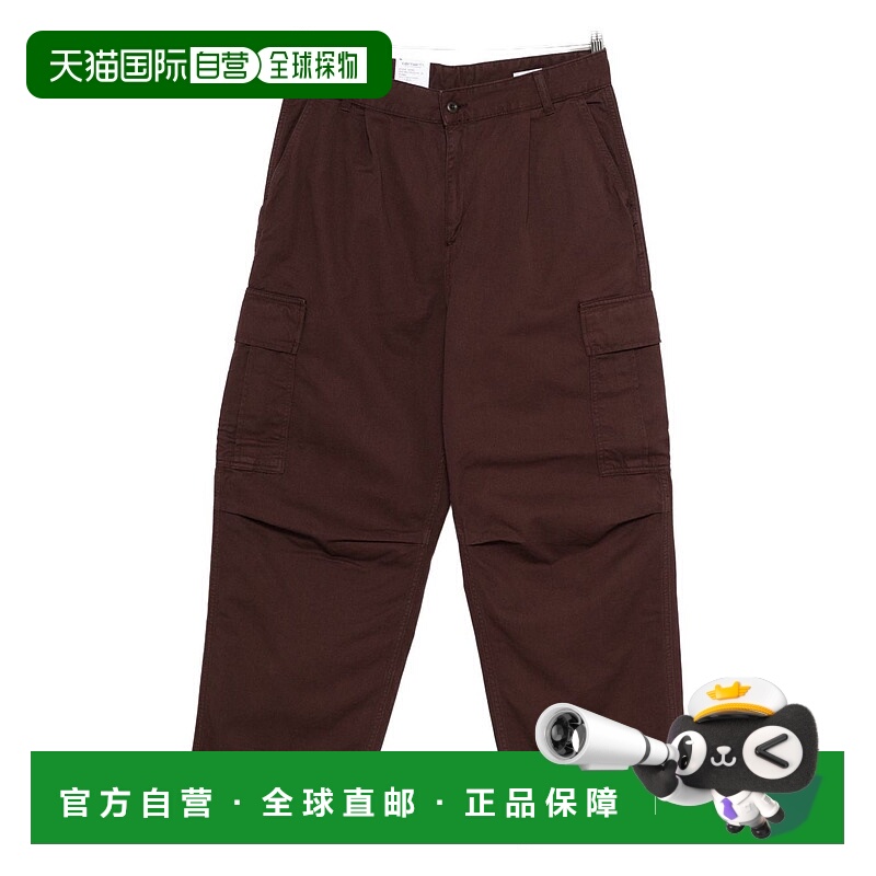 1h可退 CARHARTT WIP 男士休闲裤 I03121833HGD AW2025 棕色