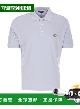 HERNO 男士POLO衫 JPL00135U540059026 AW2025 蓝色